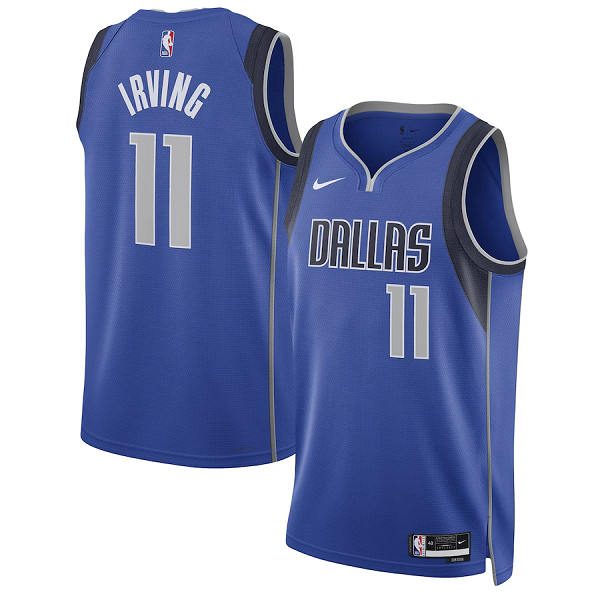 Youth Unisex Dallas Mavericks #11 Kyrie Irving Nike Blue Swingman Icon Edition NBA Jersey