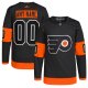 Men's Philadelphia Flyers  adidas Black Alternate  Primegreen Custom Jersey