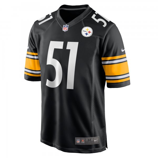 Men's Pittsburgh Steelers Nick Herbig Nike  Black  Game Jersey