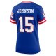 Women's New York Giants Collin Johnson Nike Royal Classic Player Game Jersey