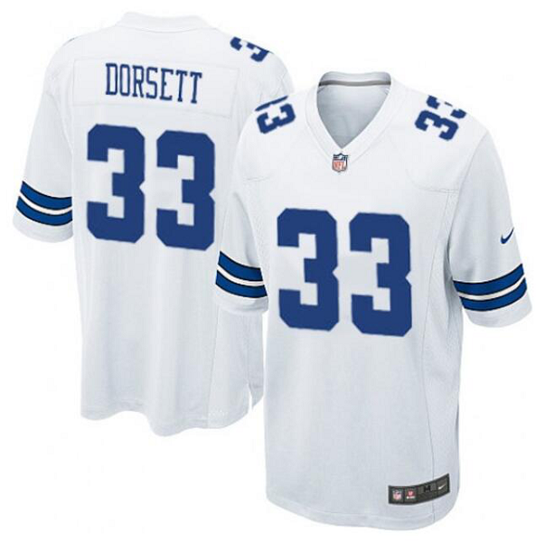 Men's Nike Dallas Cowboys #33 Tony Dorsett White NFL Home Limited Replica Jersey