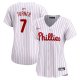 Women's Philadelphia Phillies #7 Trea Turner Nike White Home Limited Player Jersey