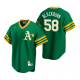 Men's Oakland Athletics #58 Paul Blackburn Nike Kelly Green Cooperstown Collection Road MLB Jersey