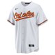 Men's Baltimore Orioles Jackson Holliday Nike White Home Replica Player Jersey