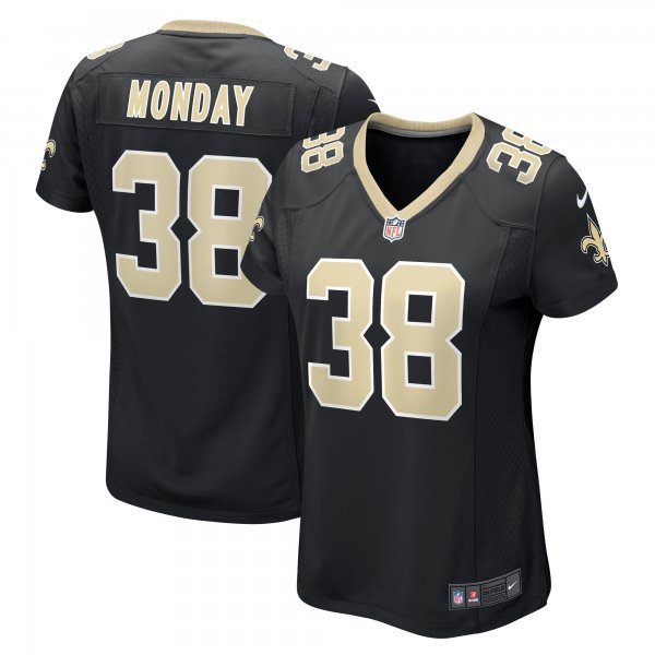 Women's New Orleans Saints Smoke Monday Nike Black Game Player Jersey