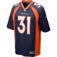 Men's Denver Broncos Justin Simmons Nike Navy Alternate Game Jersey