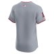 Men's Los Angeles Angels  Nike Gray Road Vapor Premier Elite Patch Jersey