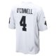 Men's Las Vegas Raiders Aidan O'Connell Nike  White  Game Jersey