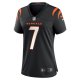 Women's Cincinnati Bengals Will Grier Nike  Black Team Game Jersey