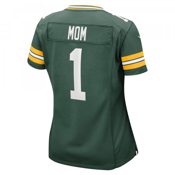 Women's Green Bay Packers Number 1 Mom Nike Green Game Jersey