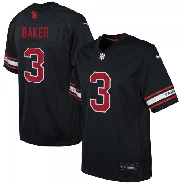 Youth #3 Budda Baker Arizona Cardinals Nike Game Black Jersey