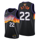 Men's Phoenix Suns #22 Deandre Ayton 2021 NBA Finals Bound Black City Edition Jersey