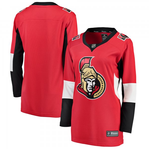 Women's Ottawa Senators Fanatics Red Breakaway Home Blank Jersey