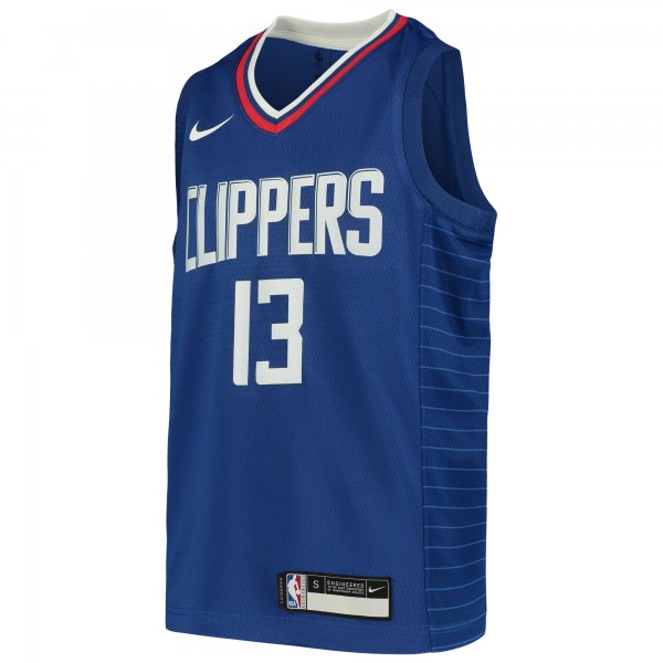 Youth LA Clippers Paul George Nike Royal Swingman Jersey - Icon Edition