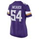 Women's Minnesota Vikings Curtis Weaver Nike Purple Home Game Jersey