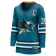 Women's San Jose Sharks Logan Couture Fanatics Teal Home Breakaway Player Jersey