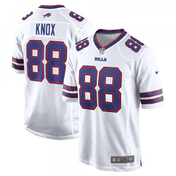 Men's Buffalo Bills Dawson Knox Nike White Away Game Player Jersey