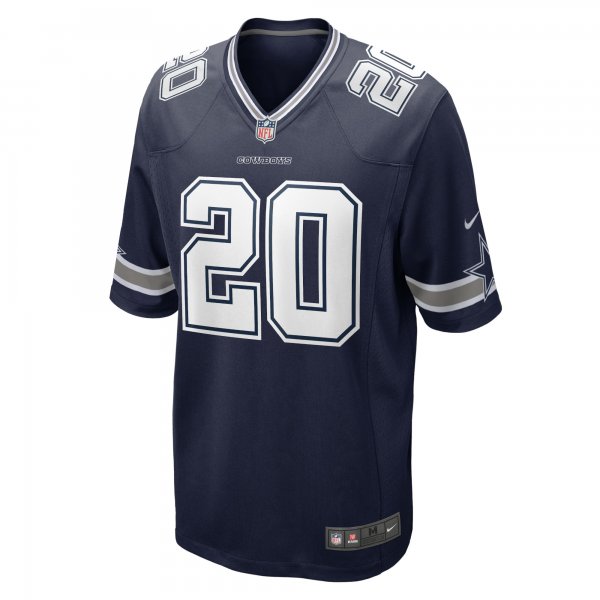 Men's Dallas Cowboys Tony Pollard Nike Navy Game Player Jersey