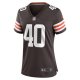 Women's Cleveland Browns Matthew Adams Nike  Brown Team Game Jersey