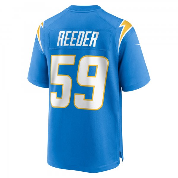 Men's Los Angeles Chargers Troy Reeder Nike  Powder Blue Team Game Jersey