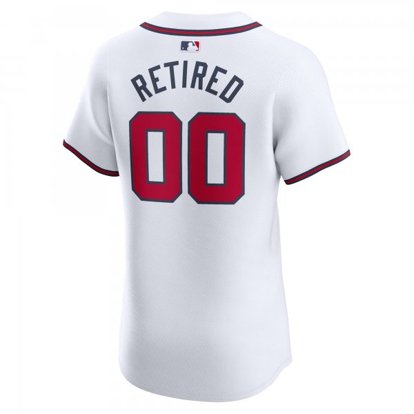 Men's Atlanta Braves Nike White Home Elite Pick-A-Player Retired Roster Jersey