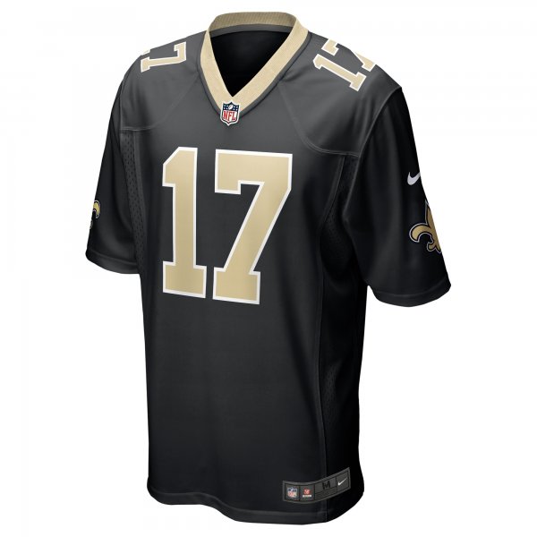 Men's New Orleans Saints A.T. Perry Nike  Black Team Game Jersey