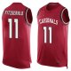 Nike Arizona Cardinals #11 Larry Fitzgerald Red Team Color Men's Stitched NFL Limited Tank Top Jersey