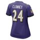 Women's Baltimore Ravens Jadeveon Clowney Nike  Purple  Game Jersey