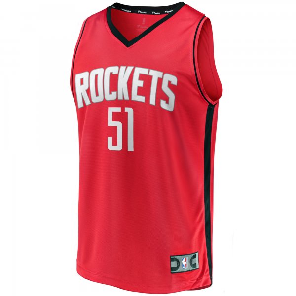 Youth Houston Rockets Boban Marjanovic Fanatics Red Fast Break Player Jersey - Icon Edition