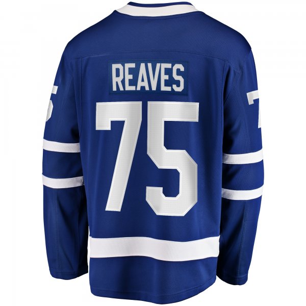 Men's Toronto Maple Leafs Ryan Reaves Fanatics Blue Home Breakaway Jersey