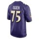 Men's Baltimore Ravens Jonathan Ogden Nike Purple Retired Player Game Jersey