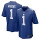 Men's New York Giants Malik Nabers Nike Royal 2024 NFL Draft First Round Pick Player Game Jersey