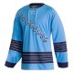 Men's Pittsburgh Penguins adidas Light Blue Team Classics Blank Jersey