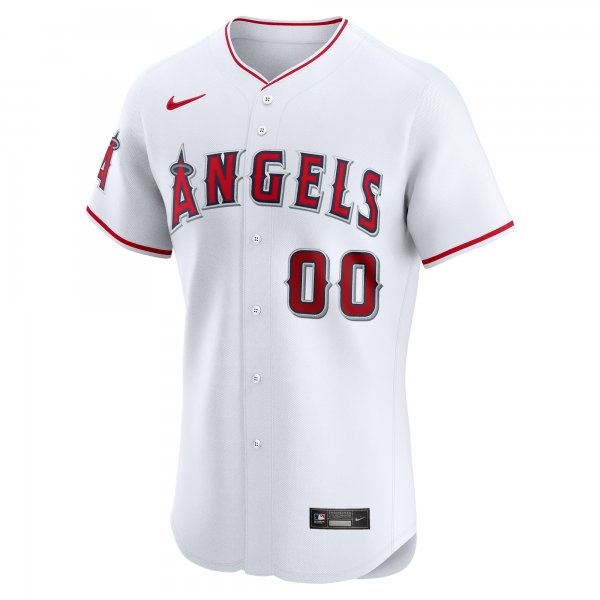 Men's Los Angeles Angels Nike White Home Elite Custom Jersey