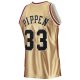 Men's Chicago Bulls Scottie Pippen Gold Mitchell & Ness 75th Anniversary 1997/98 Hardwood Classics Swingman Jersey