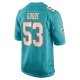 Men's Miami Dolphins Cameron Goode Nike Aqua Game Player Jersey