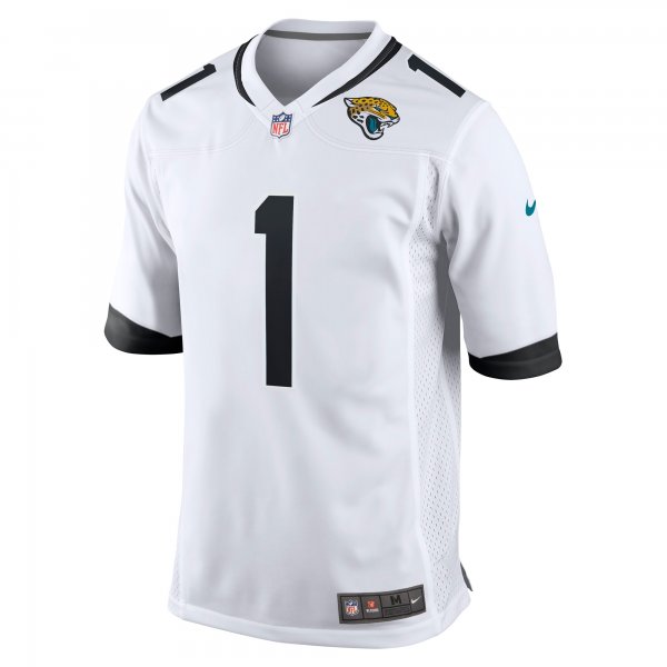 Men's Jacksonville Jaguars Travis Etienne Jr. Nike White Game Player Jersey