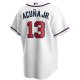 Youth Atlanta Braves Ronald Acu?a Jr. Nike White Alternate Replica Player Jersey