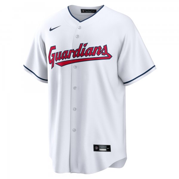 Men's Cleveland Guardians Nike White Replica Custom Jersey