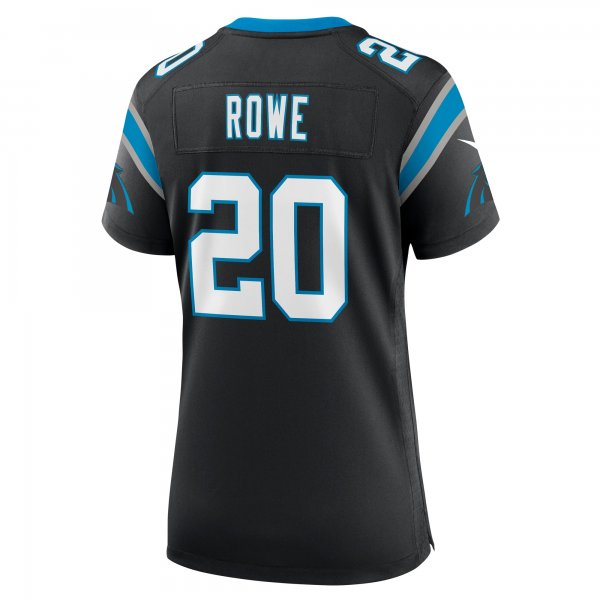 Women's Carolina Panthers Eric Rowe Nike Black Team Game Jersey