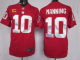 Nike New York Giants #10 Eli Manning Red Alternate With C Patch Men's Stitched NFL Game Jersey