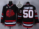 Chicago Blackhawks #50 Corey Crawford Black(Red Skull) 2014 Stadium Series 2015 Stanley Cup Stitched NHL Jersey