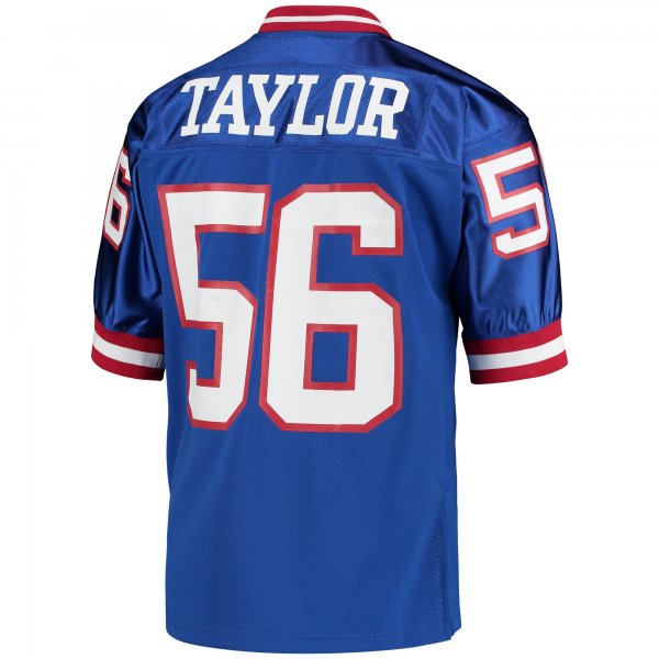 Men's New York Giants 1990 Lawrence Taylor Mitchell & Ness Royal Throwback Retired Player Jersey