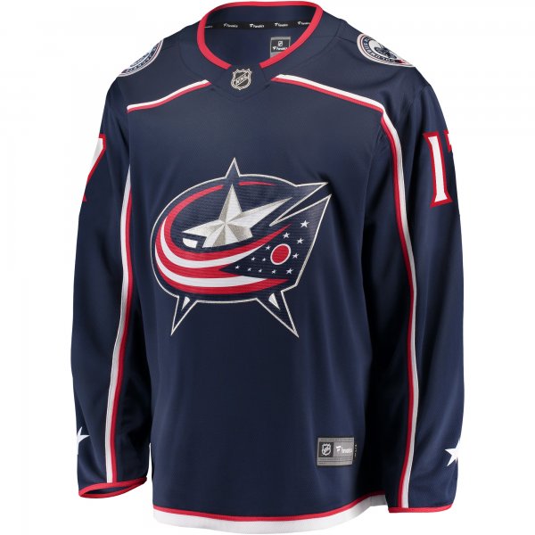 Men's Columbus Blue Jackets Justin Danforth Fanatics Navy Home Breakaway Player Jersey