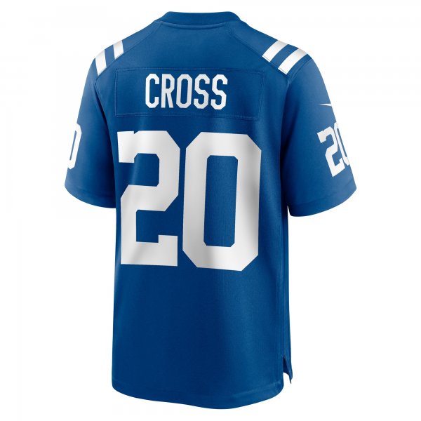 Men's Indianapolis Colts Nick Cross Nike Royal Player Game Jersey