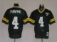 Mitchell And Ness Green Bay Packers #4 Brett Favre Green With 75 Anniversary Patch Stitched Throwback NFL Jersey