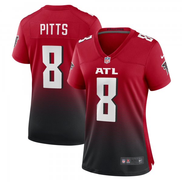 Women's Atlanta Falcons Kyle Pitts Nike Red Alternate Game Jersey