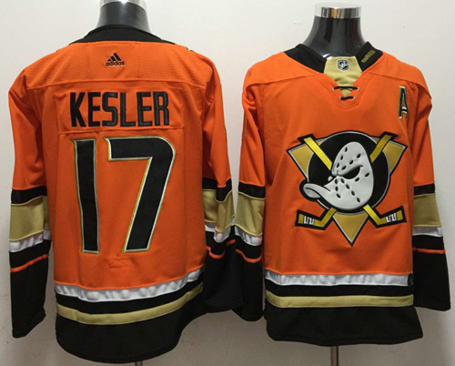 Adidas Anaheim Ducks #17 Ryan Kesler Orange Stitched NHL Jersey