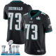 Men's Nike NFL Philadelphia Eagles #73 Isaac Seumalo Limited Alternate Black Vapor Untouchable Super Bowl LII Jersey