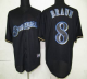 Milwaukee Brewers #8 Ryan Braun Black Fashion Stitched MLB Jersey